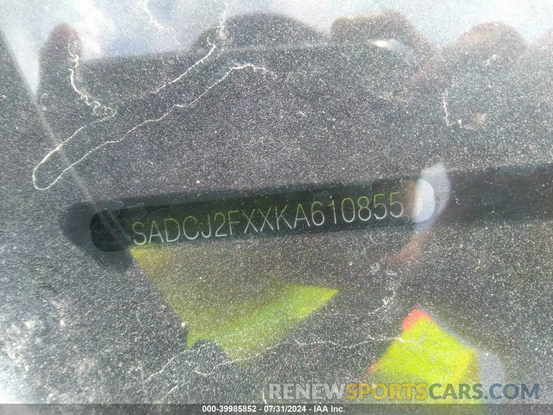 9 Photograph of a damaged car SADCJ2FXXKA610855 JAGUAR F-PACE 2019