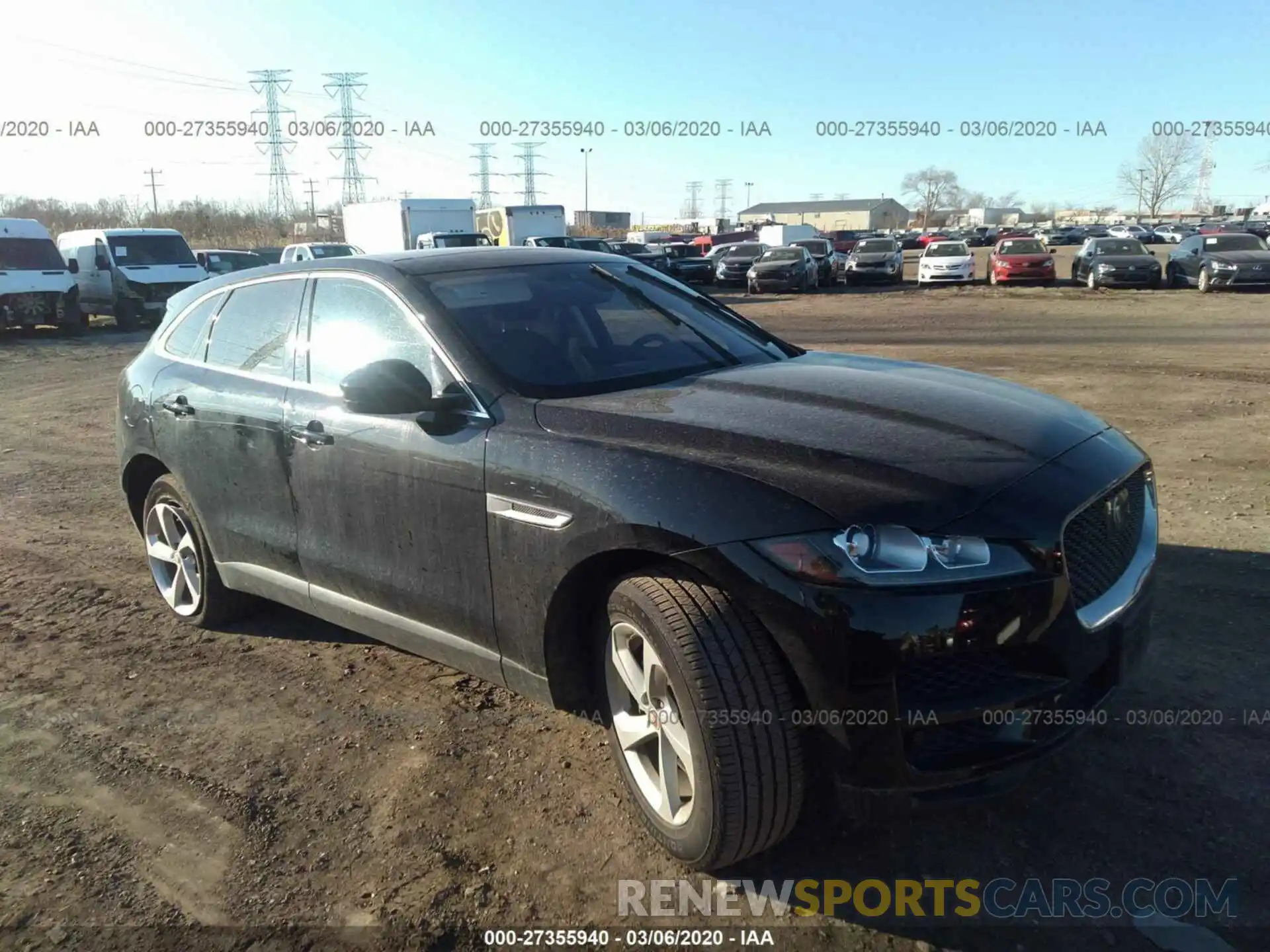 1 Photograph of a damaged car SADCJ2GX0KA354885 JAGUAR F-PACE 2019