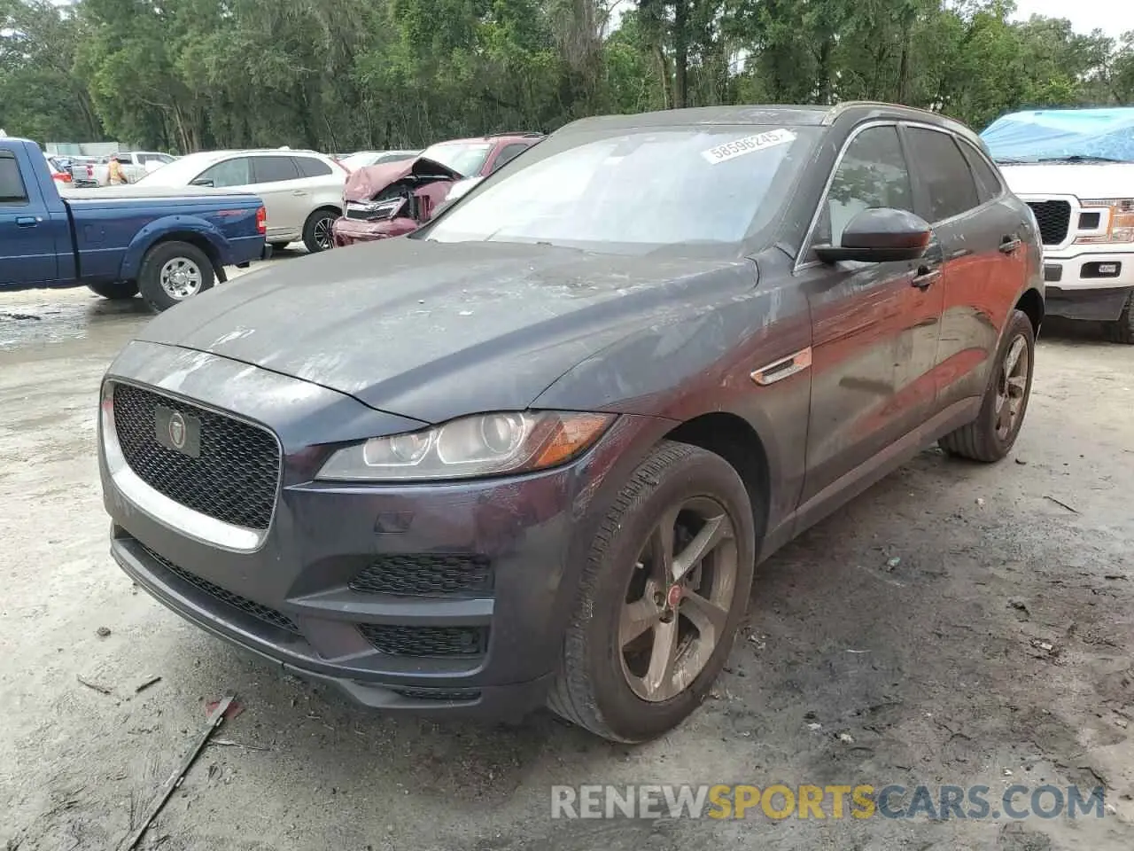 1 Photograph of a damaged car SADCK2FN7KA394216 JAGUAR F-PACE 2019