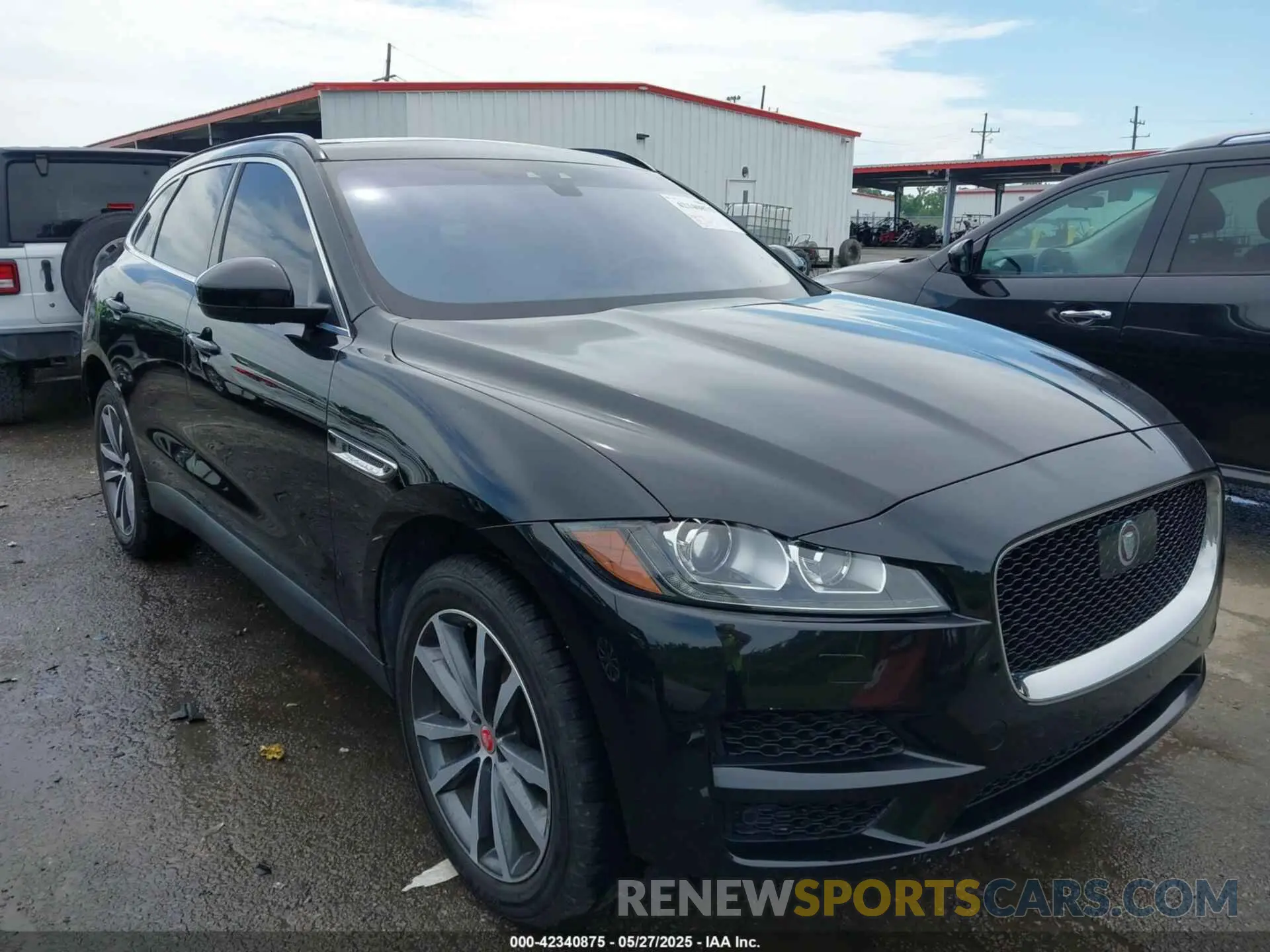 1 Photograph of a damaged car SADCK2FX2KA610460 JAGUAR F-PACE 2019