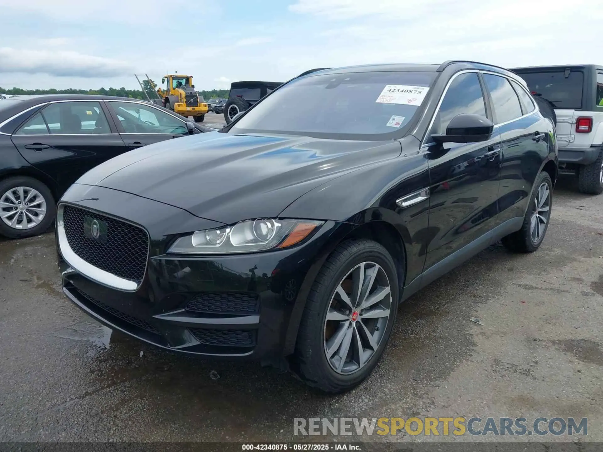 2 Photograph of a damaged car SADCK2FX2KA610460 JAGUAR F-PACE 2019