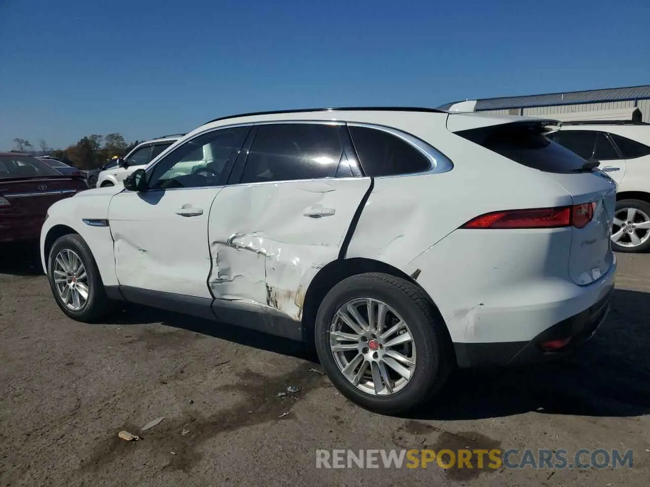 2 Photograph of a damaged car SADCK2FX3KA368472 JAGUAR F-PACE 2019