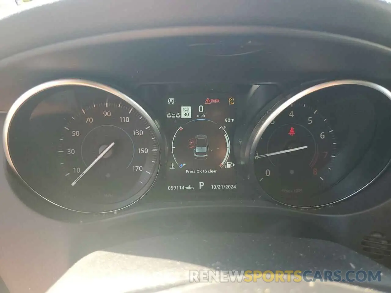 9 Photograph of a damaged car SADCK2FX3KA368472 JAGUAR F-PACE 2019