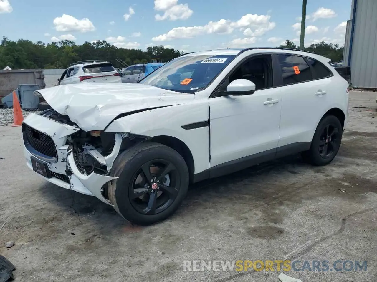 1 Photograph of a damaged car SADCK2FX4KA354970 JAGUAR F-PACE 2019