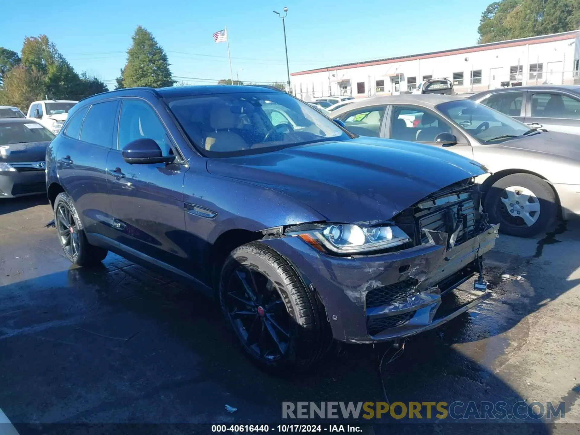 1 Photograph of a damaged car SADCK2FX4KA399410 JAGUAR F-PACE 2019