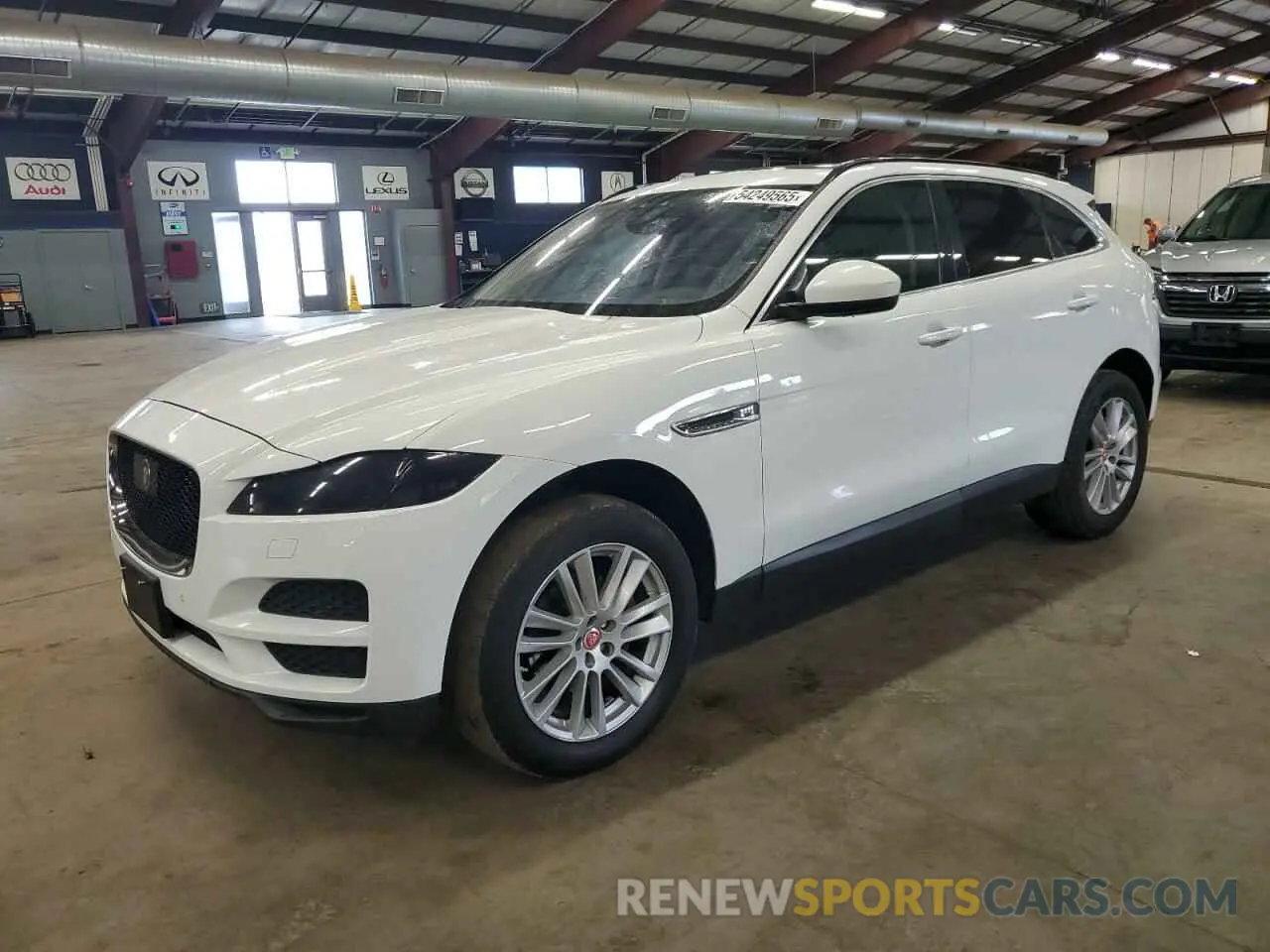 1 Photograph of a damaged car SADCK2FX7KA362285 JAGUAR F-PACE 2019