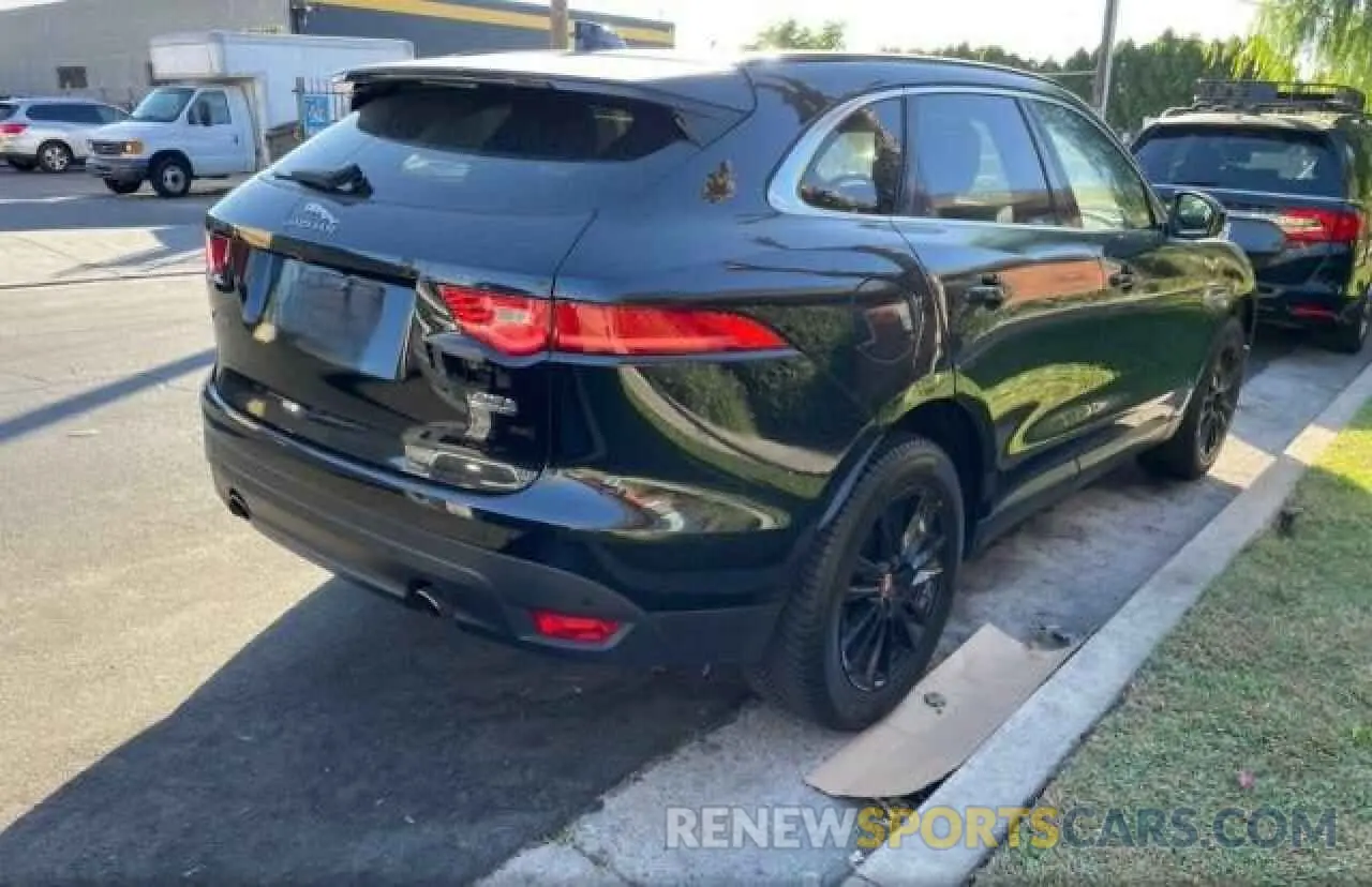 4 Photograph of a damaged car SADCK2FX8KA396493 JAGUAR F-PACE 2019