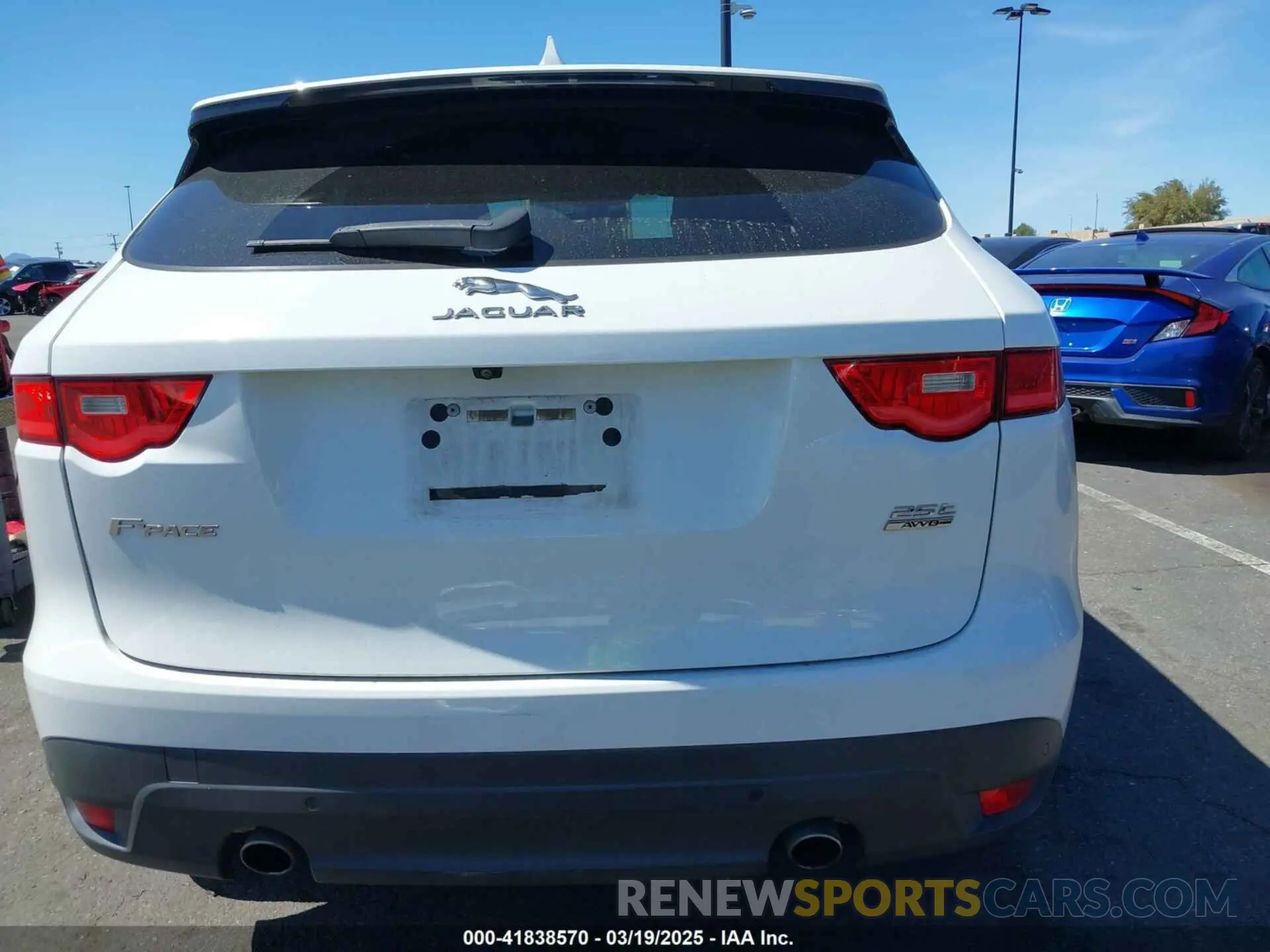 16 Photograph of a damaged car SADCK2FX9KA356228 JAGUAR F-PACE 2019