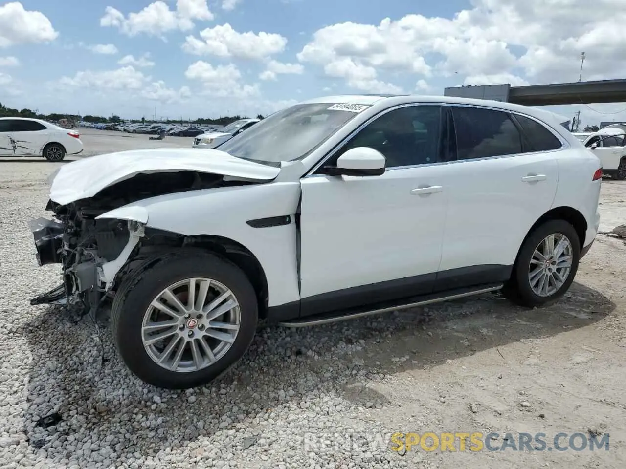 1 Photograph of a damaged car SADCK2FXXKA353600 JAGUAR F-PACE 2019