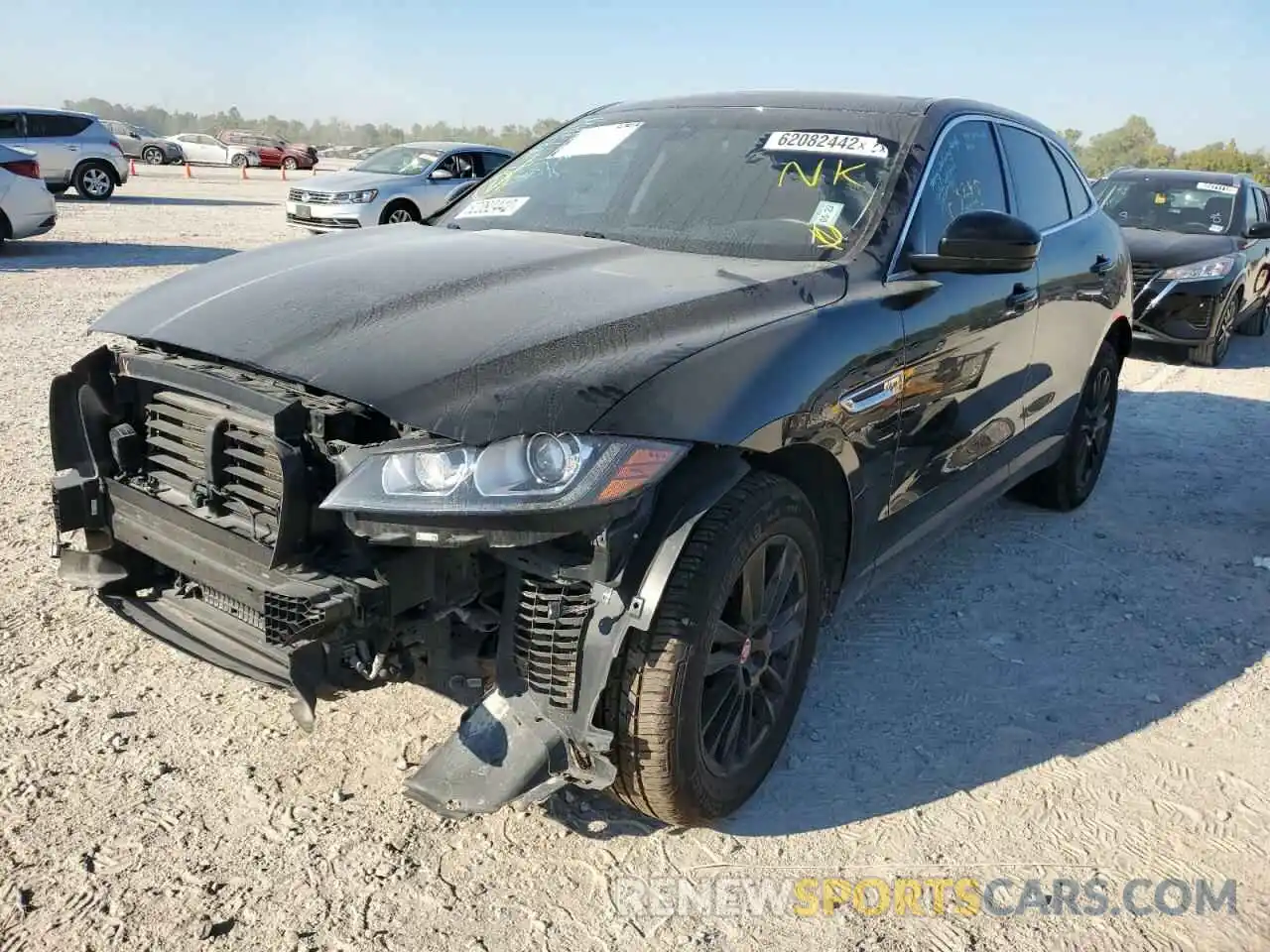 2 Photograph of a damaged car SADCK2GX0KA390315 JAGUAR F-PACE 2019