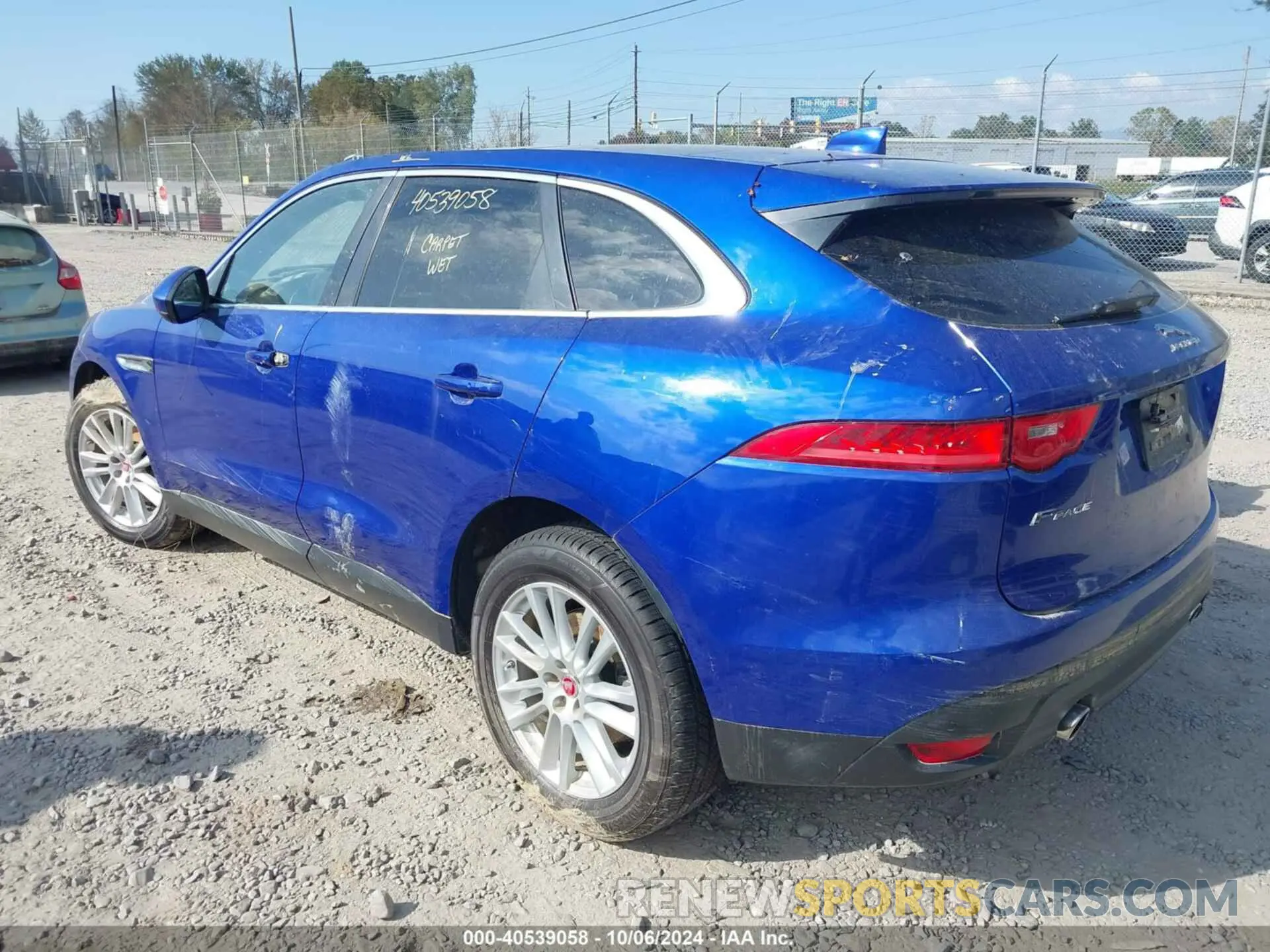 3 Photograph of a damaged car SADCK2GX0KA390329 JAGUAR F-PACE 2019