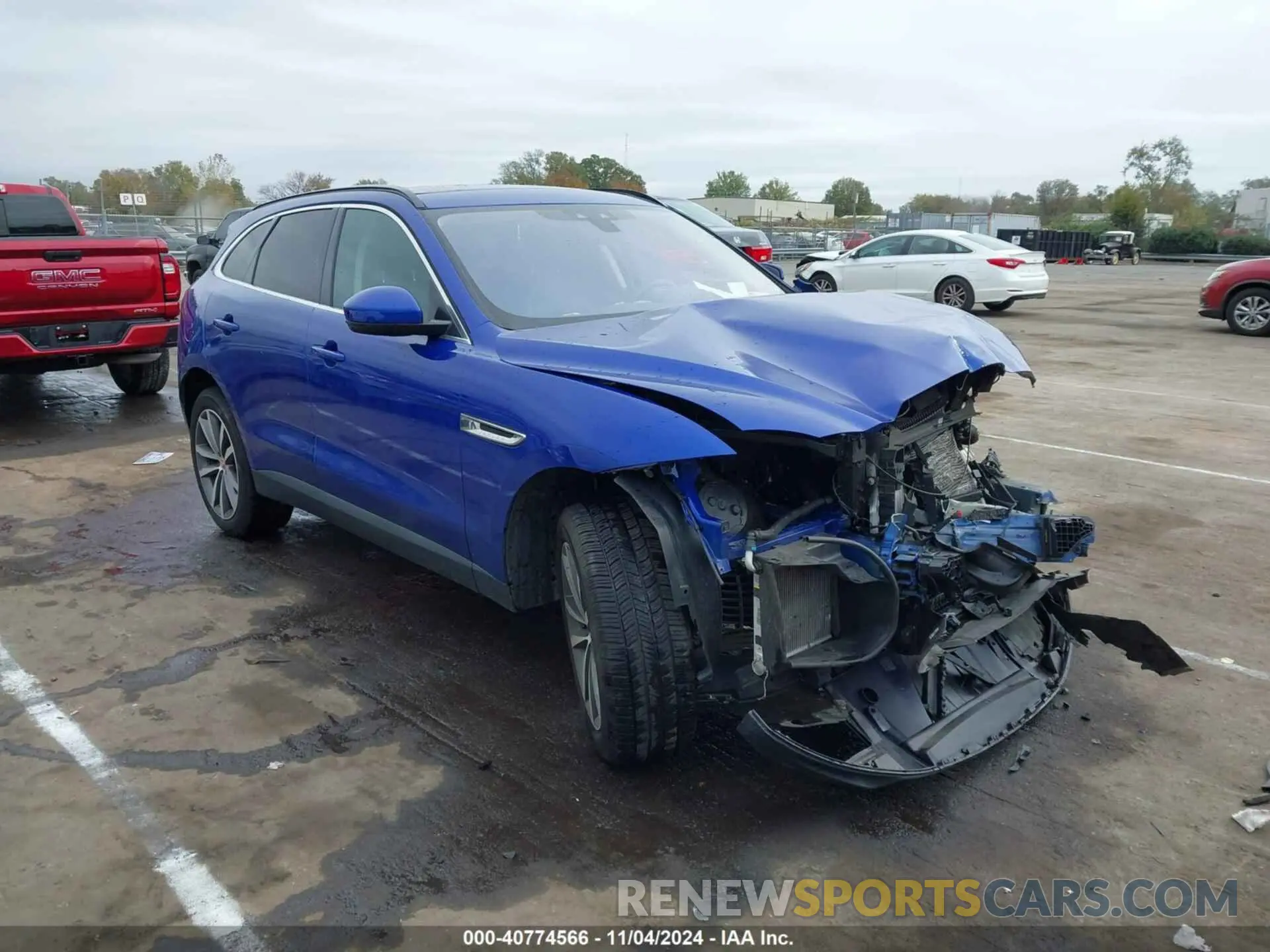 1 Photograph of a damaged car SADCK2GX2KA601000 JAGUAR F-PACE 2019