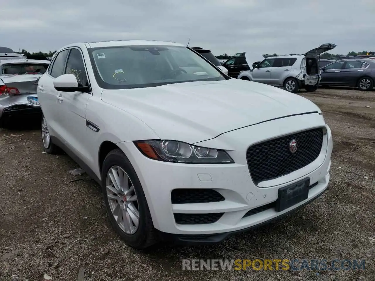 1 Photograph of a damaged car SADCK2GX3KA393872 JAGUAR F-PACE 2019