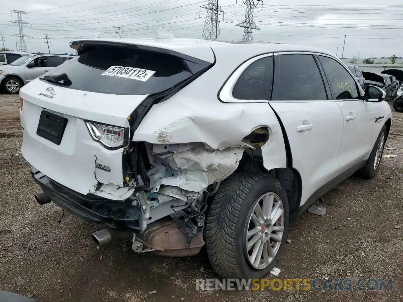 4 Photograph of a damaged car SADCK2GX3KA393872 JAGUAR F-PACE 2019