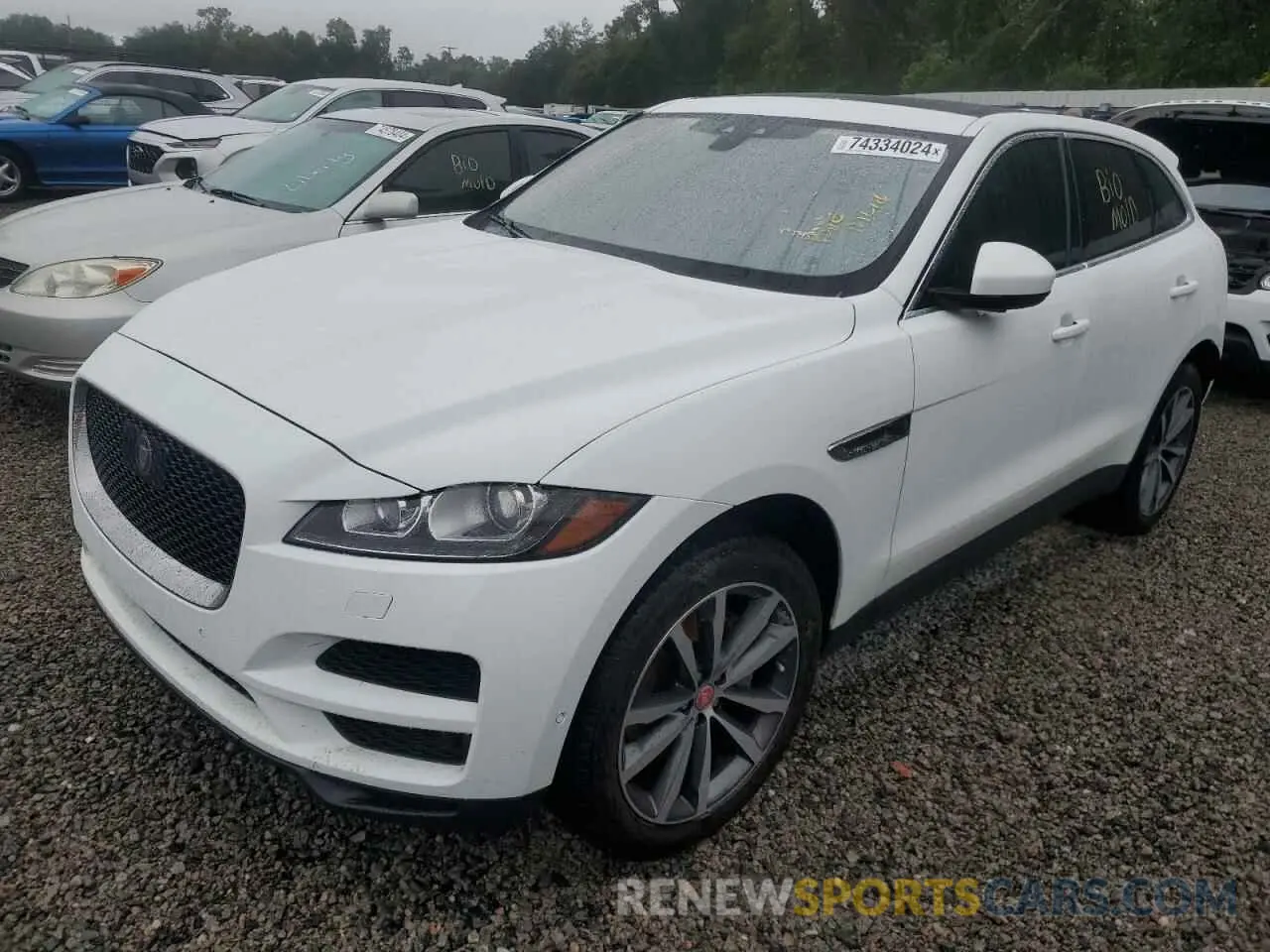 1 Photograph of a damaged car SADCK2GX7KA398511 JAGUAR F-PACE 2019