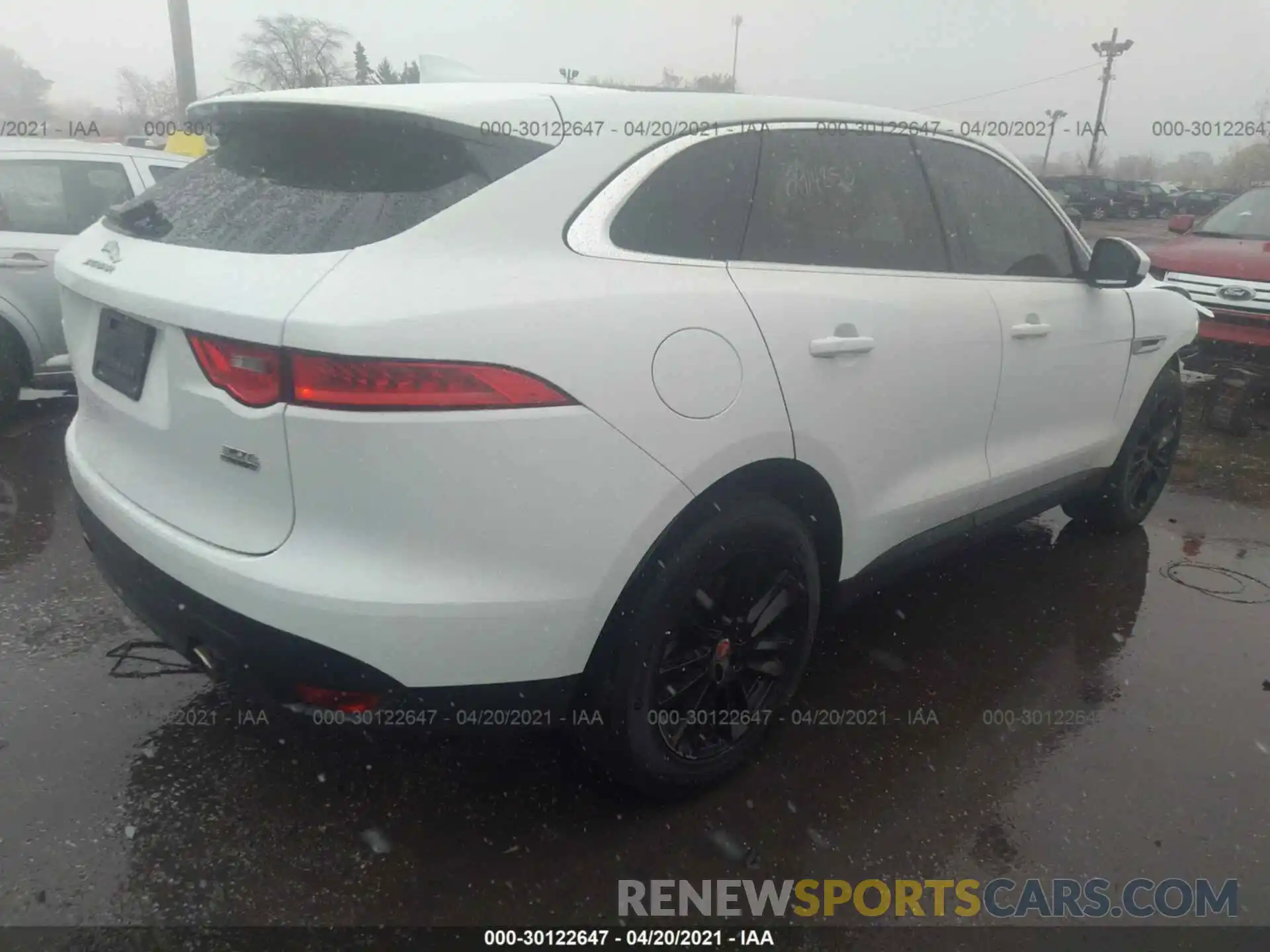 4 Photograph of a damaged car SADCK2GX9KA392712 JAGUAR F-PACE 2019