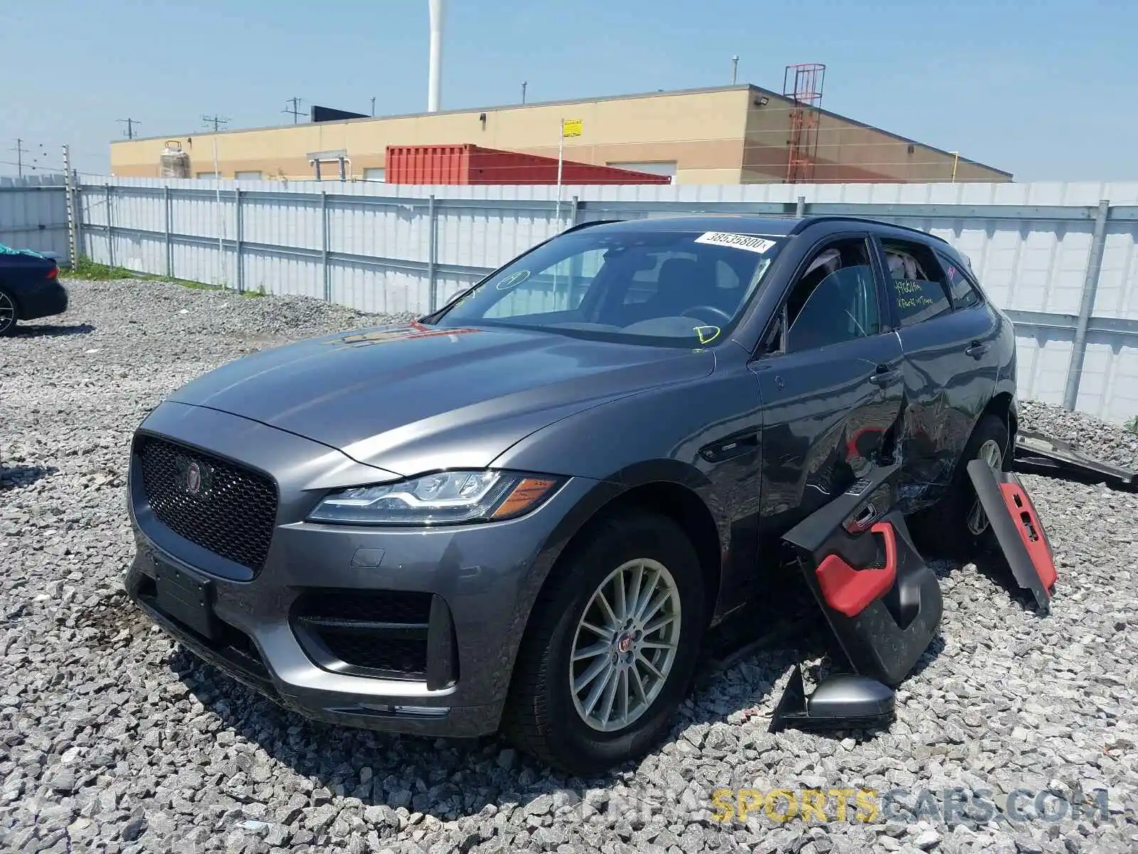 2 Photograph of a damaged car SADCL2FN3KA393996 JAGUAR F-PACE 2019