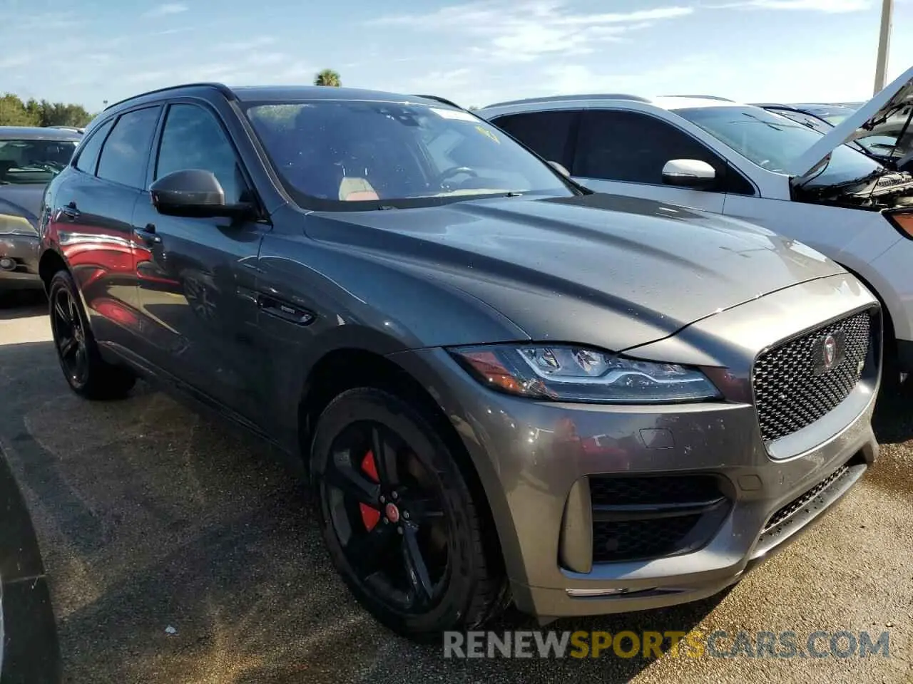 4 Photograph of a damaged car SADCL2FX2KA361879 JAGUAR F-PACE 2019