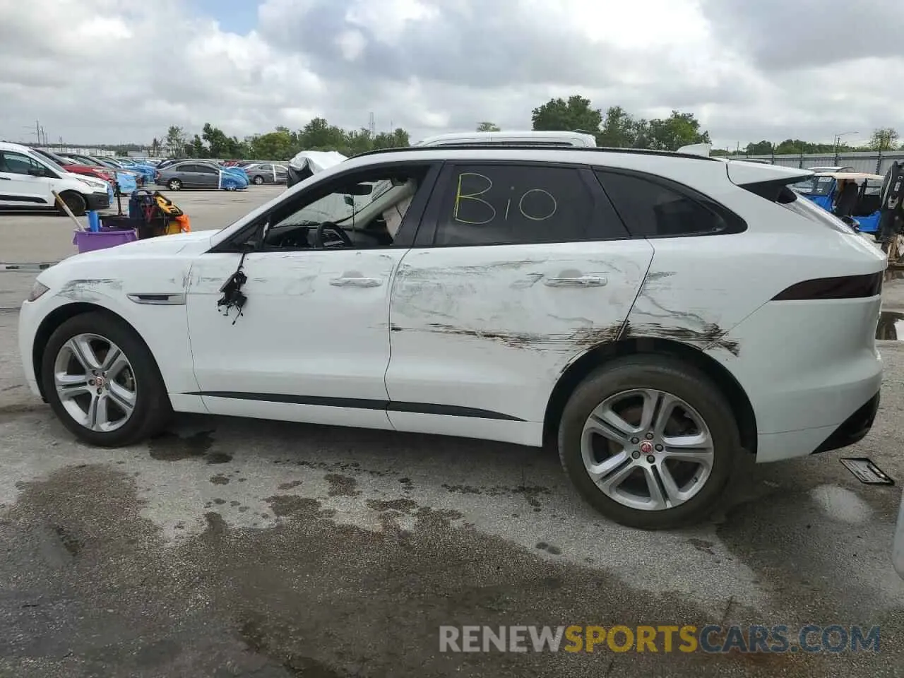 2 Photograph of a damaged car SADCL2FX3KA352611 JAGUAR F-PACE 2019