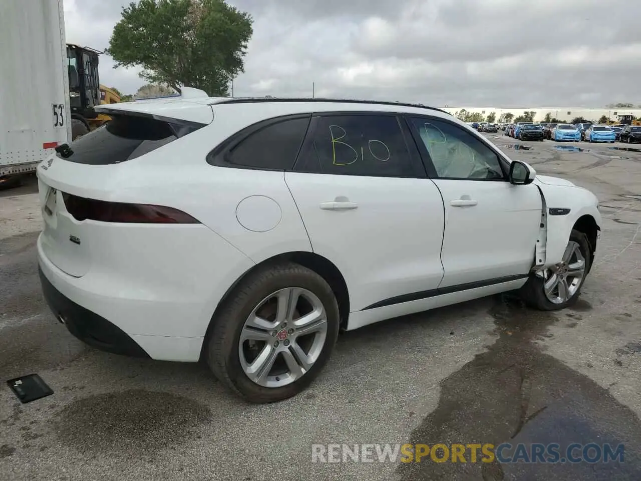 3 Photograph of a damaged car SADCL2FX3KA352611 JAGUAR F-PACE 2019