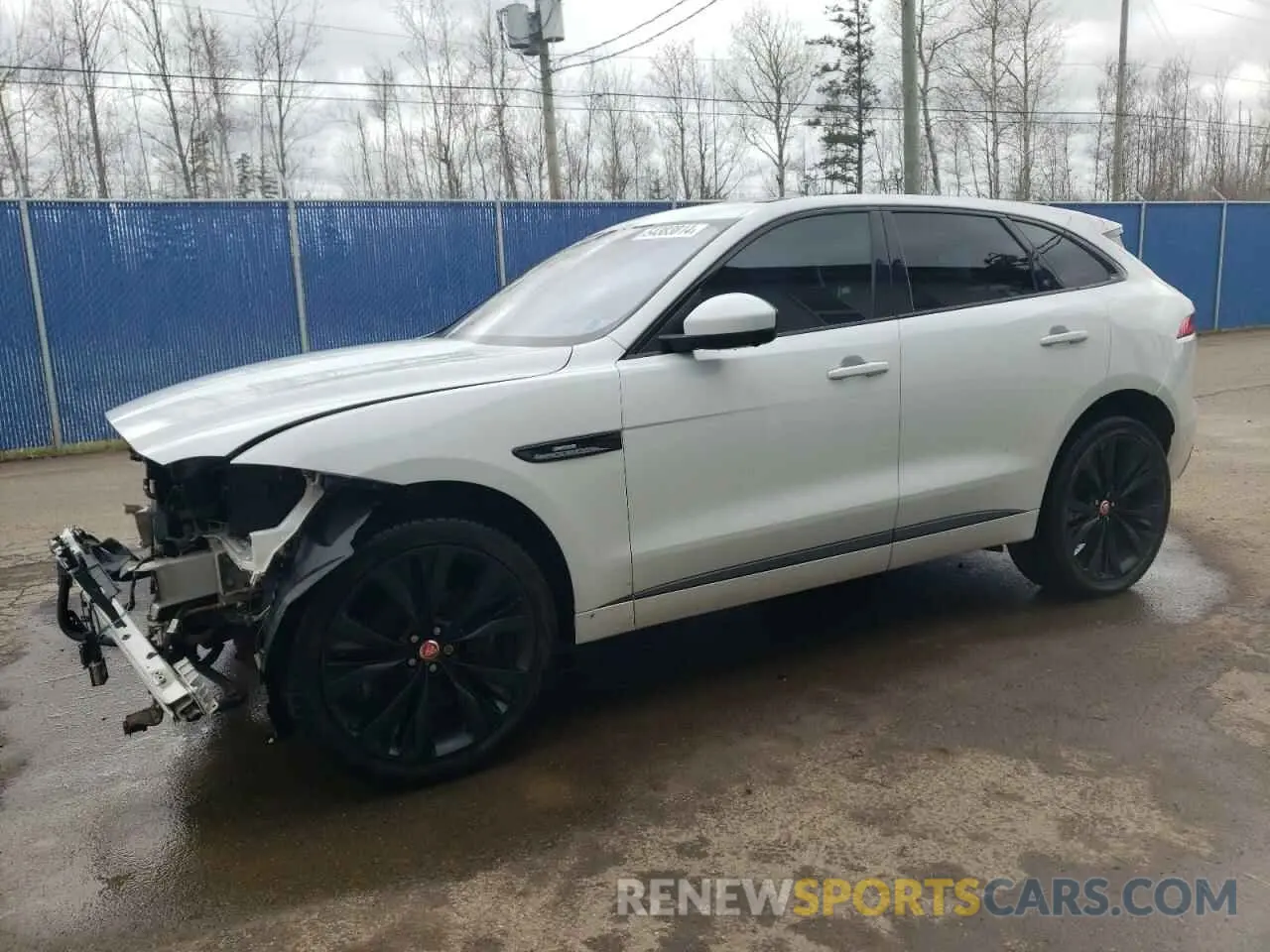 1 Photograph of a damaged car SADCL2FX7KA364583 JAGUAR F-PACE 2019