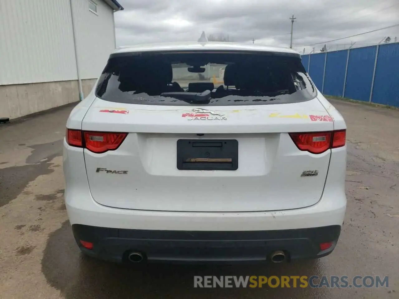 6 Photograph of a damaged car SADCL2FX7KA364583 JAGUAR F-PACE 2019