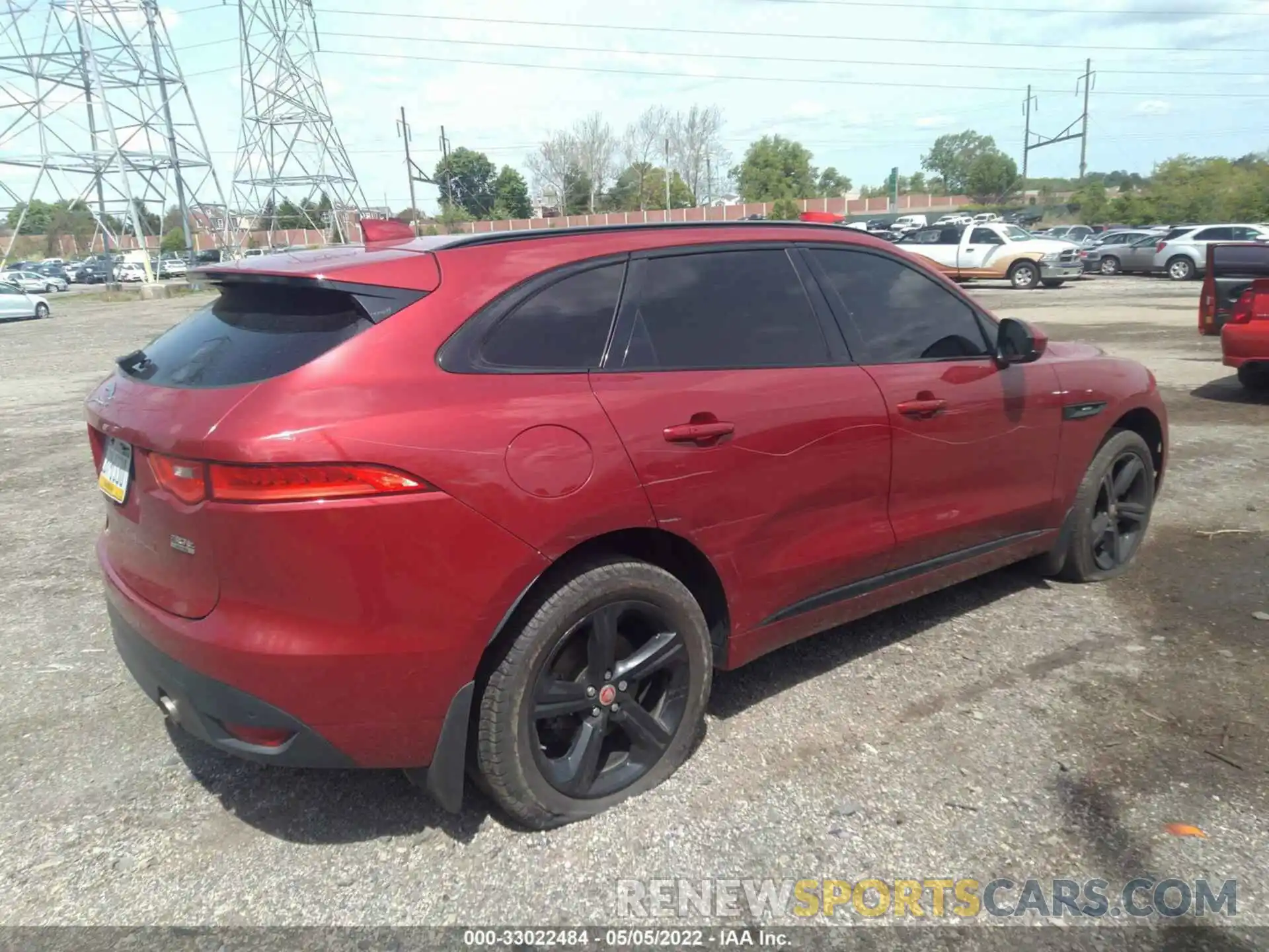 4 Photograph of a damaged car SADCL2GX2KA607098 JAGUAR F-PACE 2019