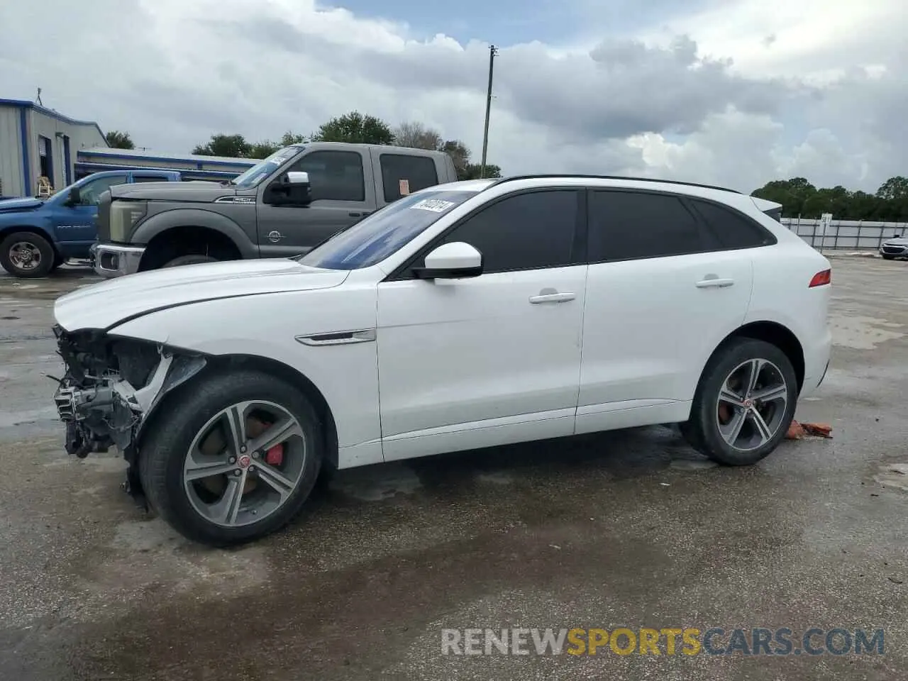 1 Photograph of a damaged car SADCM2FV1KA611009 JAGUAR F-PACE 2019