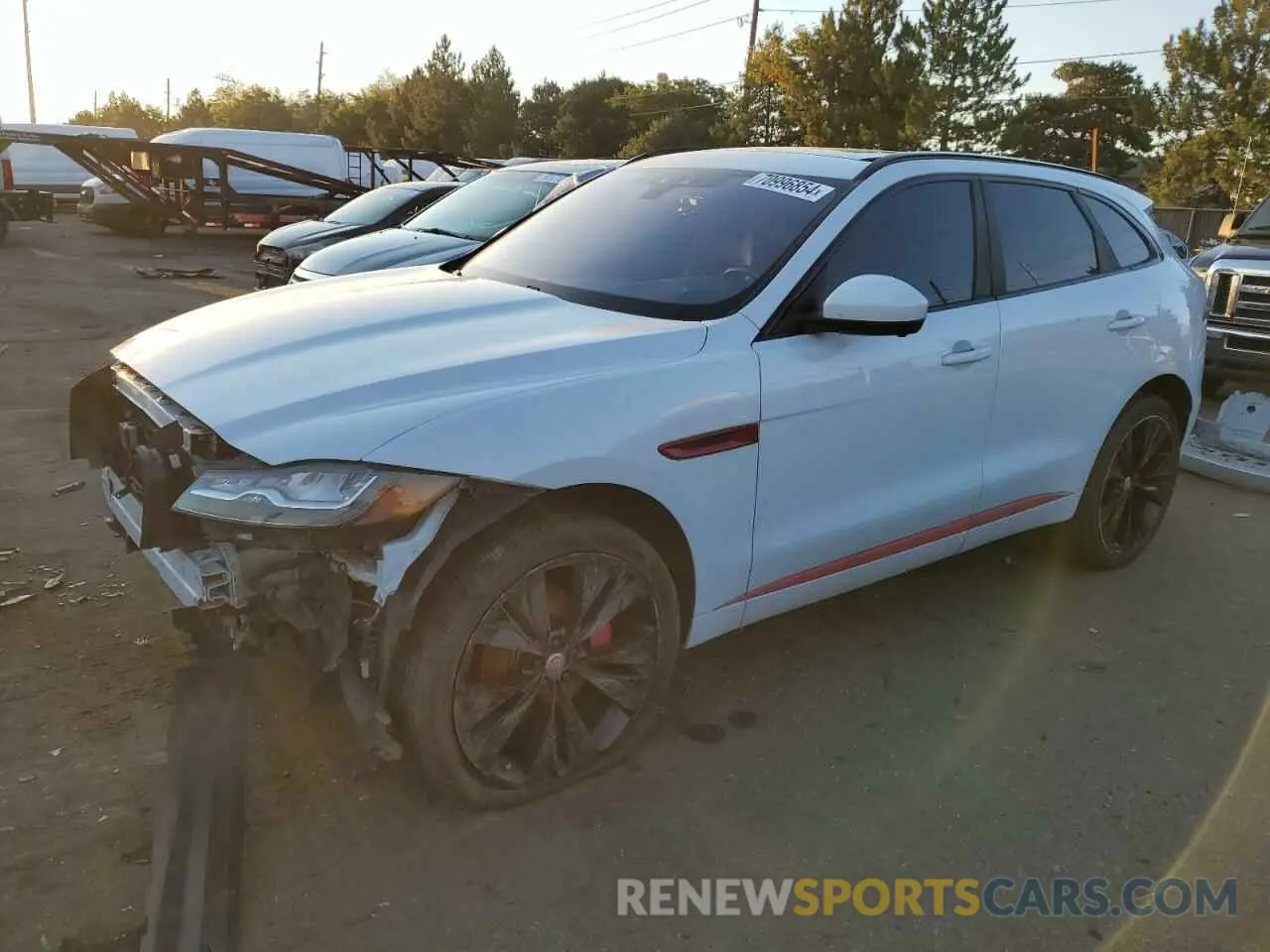 1 Photograph of a damaged car SADCM2FV2KA357519 JAGUAR F-PACE 2019