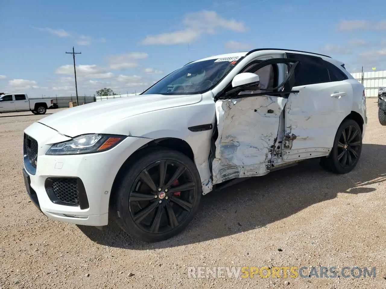 1 Photograph of a damaged car SADCM2FV2KA358900 JAGUAR F-PACE 2019