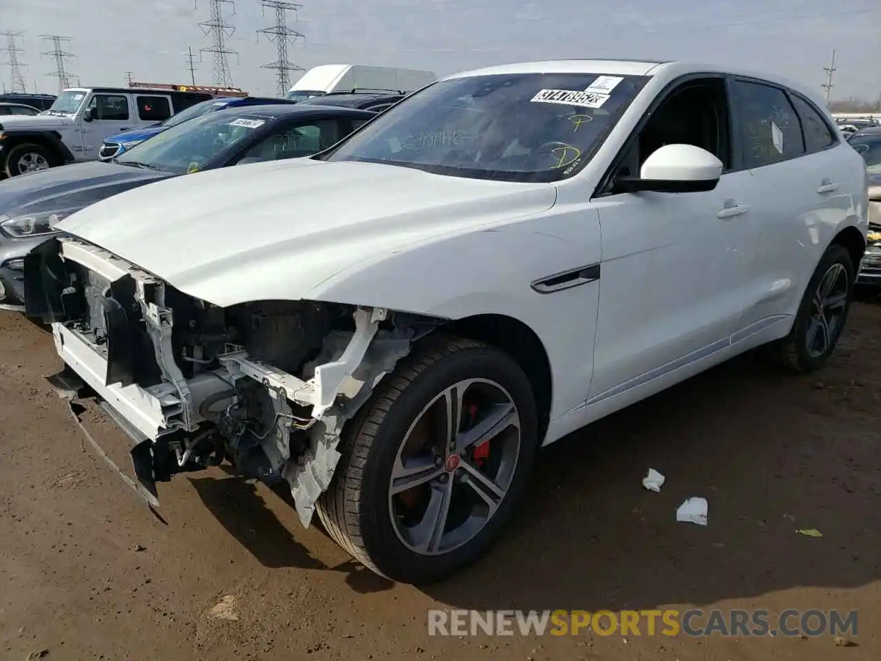 2 Photograph of a damaged car SADCM2FV2KA602674 JAGUAR F-PACE 2019