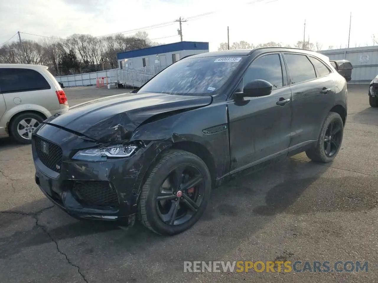 1 Photograph of a damaged car SADCM2FV3KA352927 JAGUAR F-PACE 2019