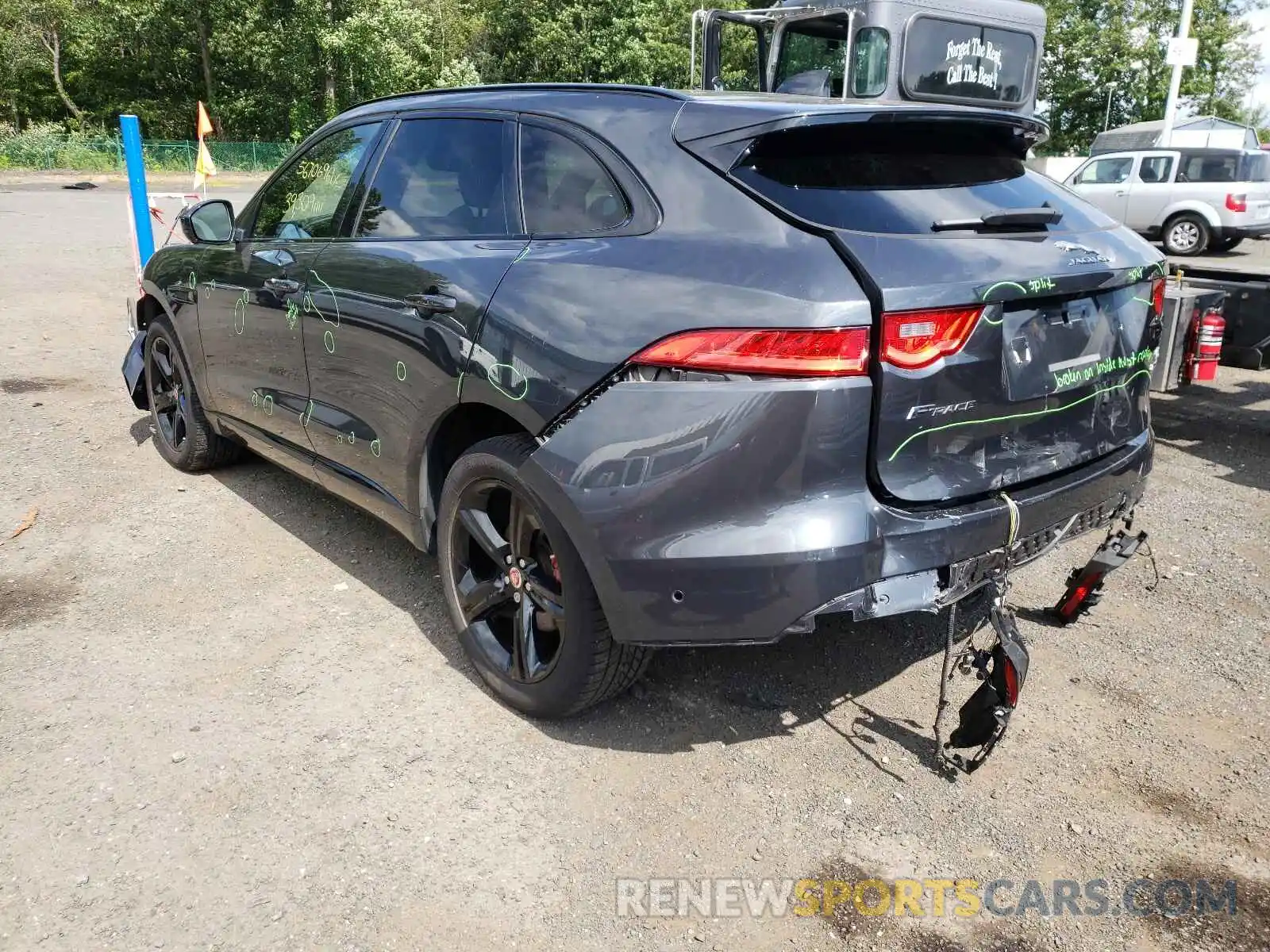 3 Photograph of a damaged car SADCM2FV5KA390045 JAGUAR F-PACE 2019