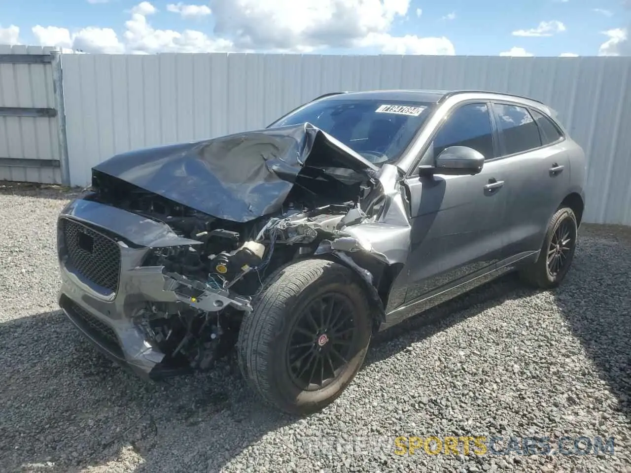 1 Photograph of a damaged car SADCM2FV5KA396329 JAGUAR F-PACE 2019