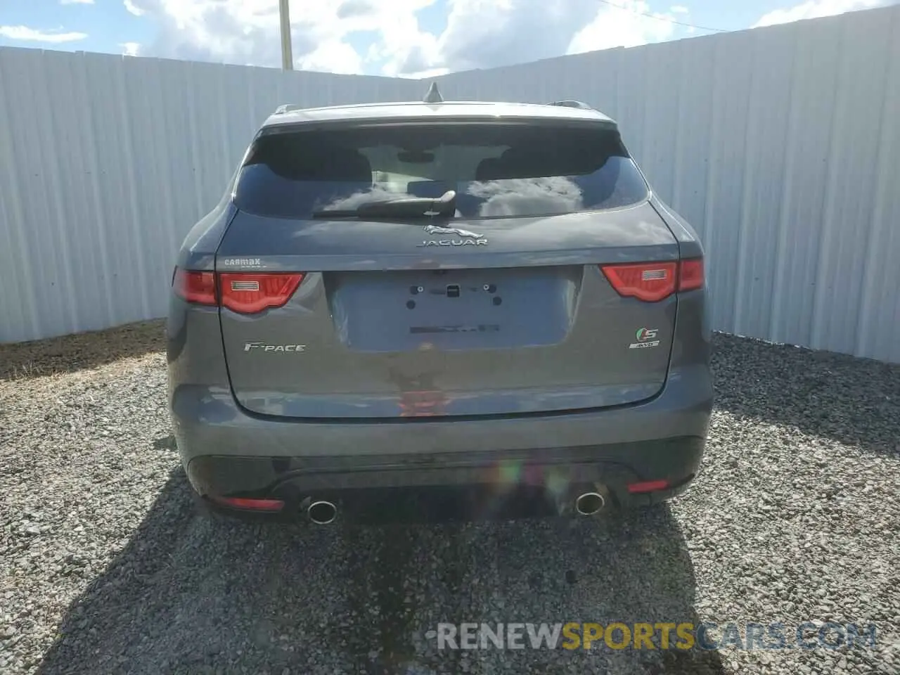 6 Photograph of a damaged car SADCM2FV5KA396329 JAGUAR F-PACE 2019