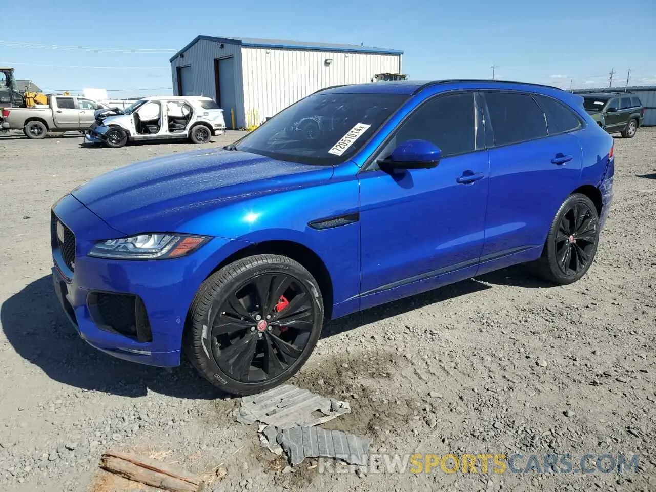 1 Photograph of a damaged car SADCM2FV8KA359369 JAGUAR F-PACE 2019