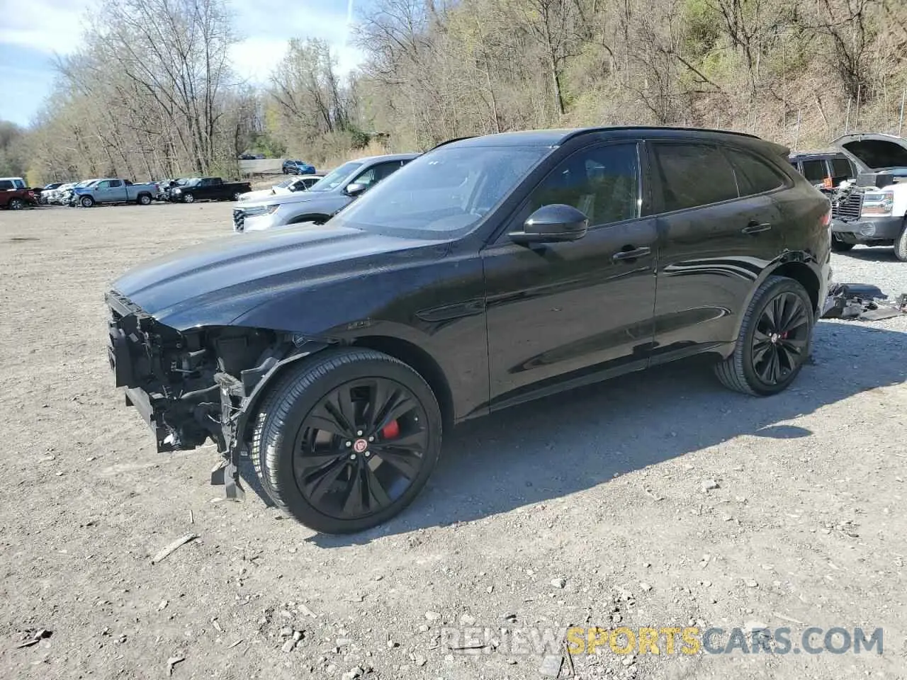 1 Photograph of a damaged car SADCM2FV8KA398771 JAGUAR F-PACE 2019