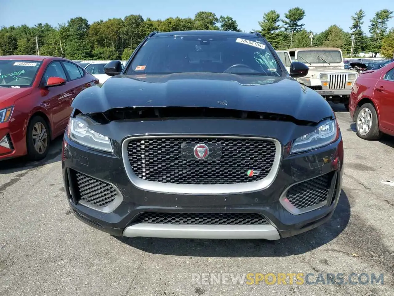 5 Photograph of a damaged car SADCM2FV8KA609726 JAGUAR F-PACE 2019