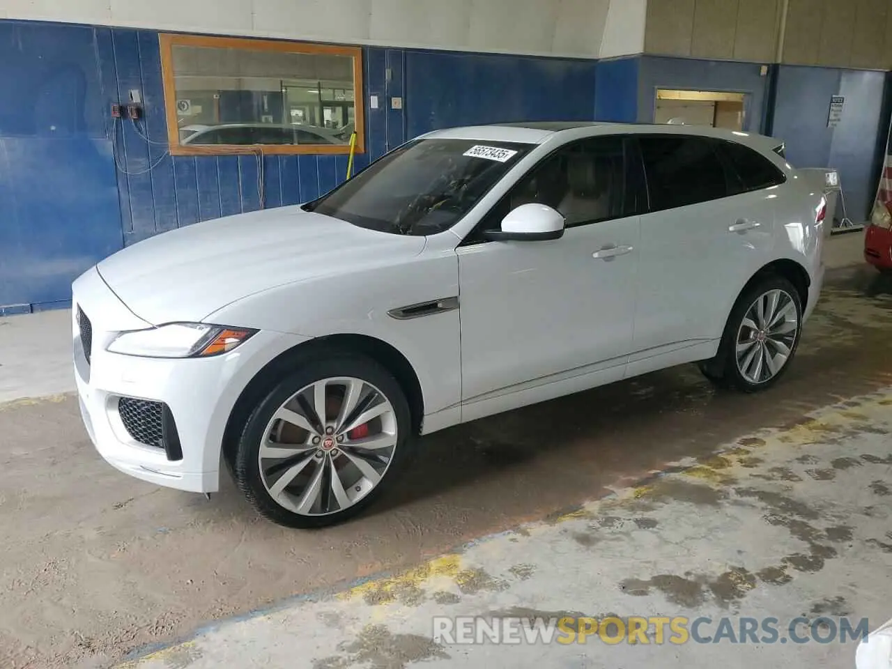 1 Photograph of a damaged car SADCM2FV9KA365990 JAGUAR F-PACE 2019