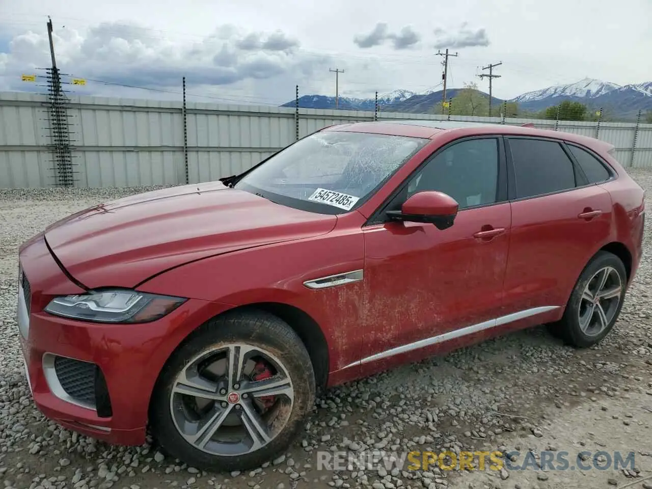 1 Photograph of a damaged car SADCM2FV9KA392963 JAGUAR F-PACE 2019