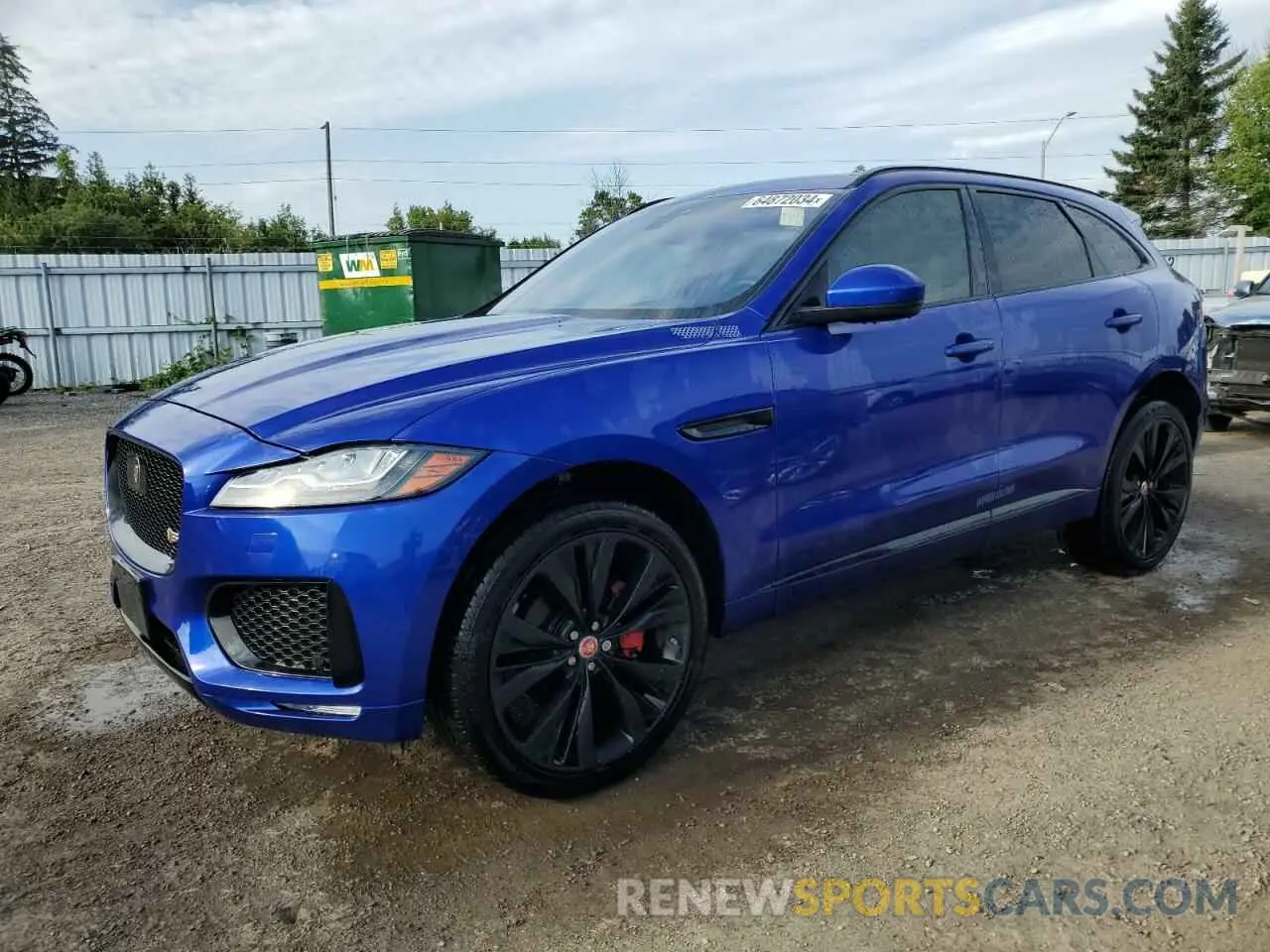 1 Photograph of a damaged car SADCM2FVXKA610005 JAGUAR F-PACE 2019