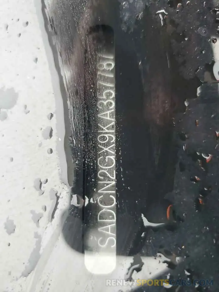 13 Photograph of a damaged car SADCN2GX9KA357787 JAGUAR F-PACE 2019