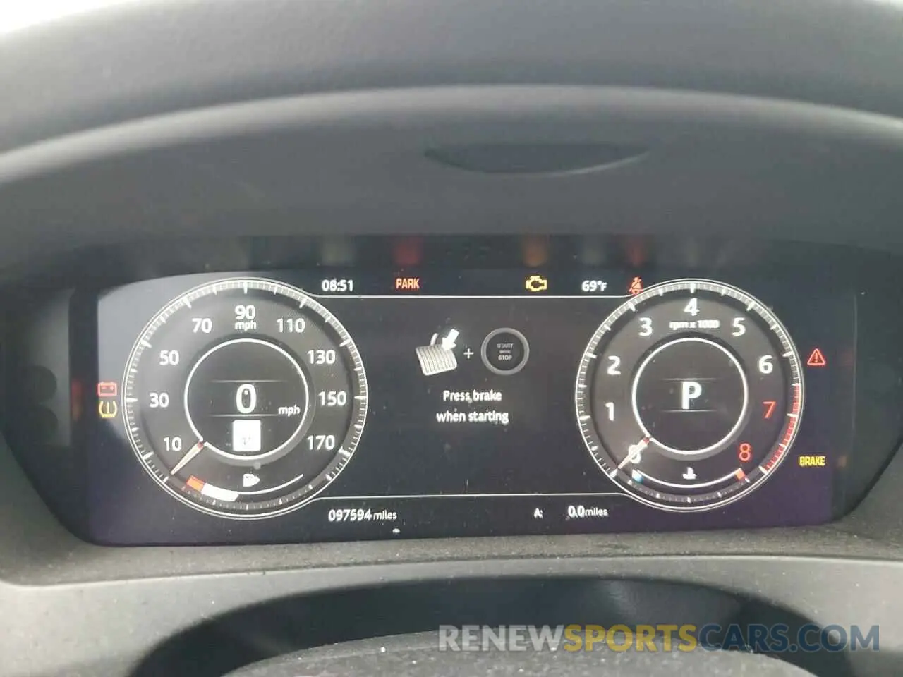9 Photograph of a damaged car SADCN2GX9KA357787 JAGUAR F-PACE 2019