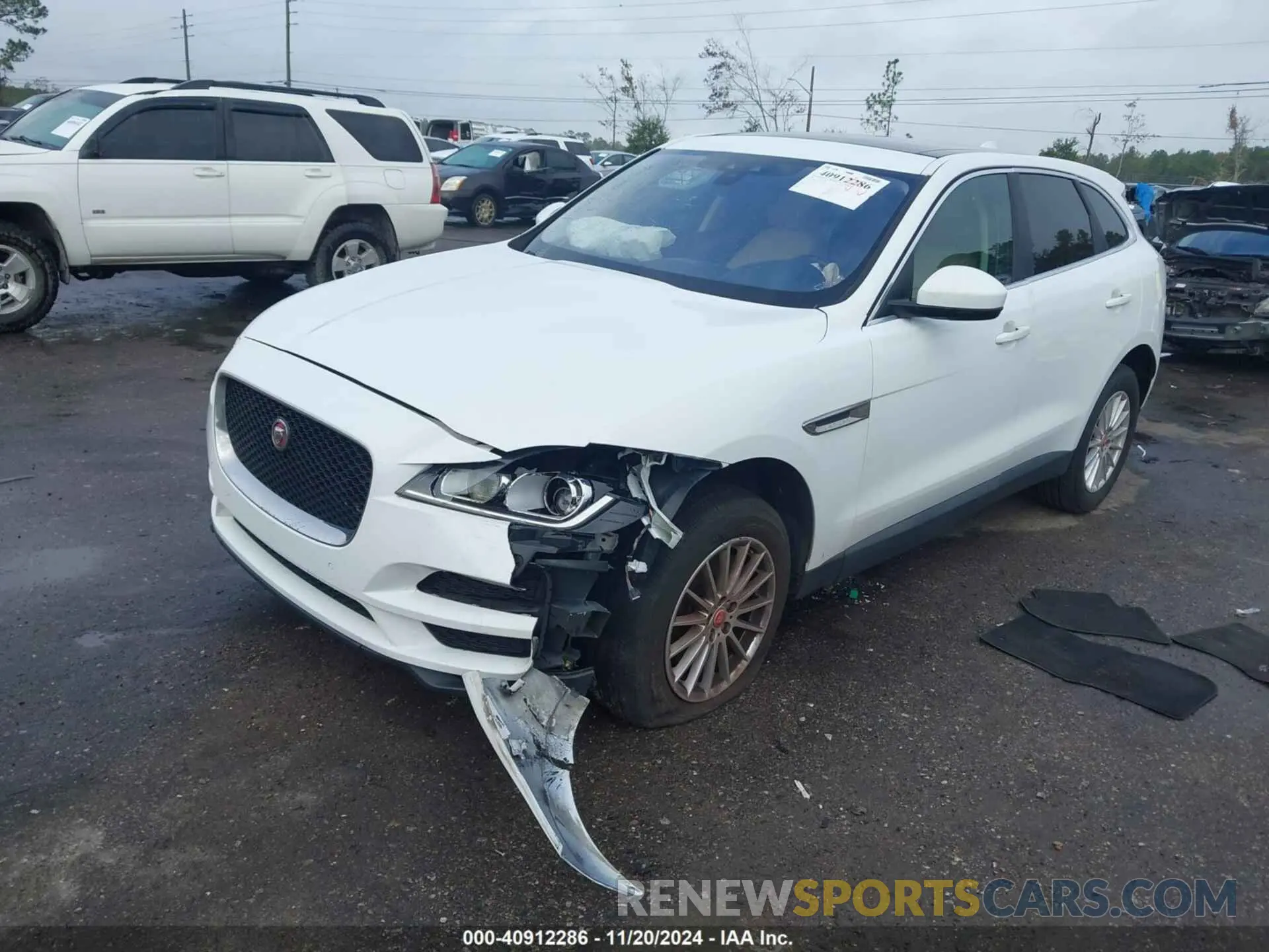 2 Photograph of a damaged car SADCS2FX0KA390106 JAGUAR F-PACE 2019