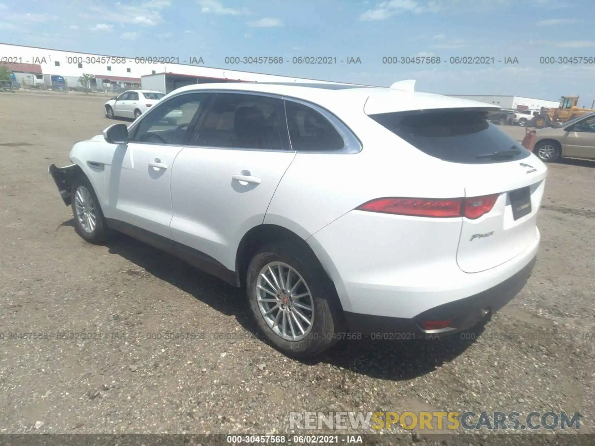 3 Photograph of a damaged car SADCS2FX2KA391967 JAGUAR F-PACE 2019