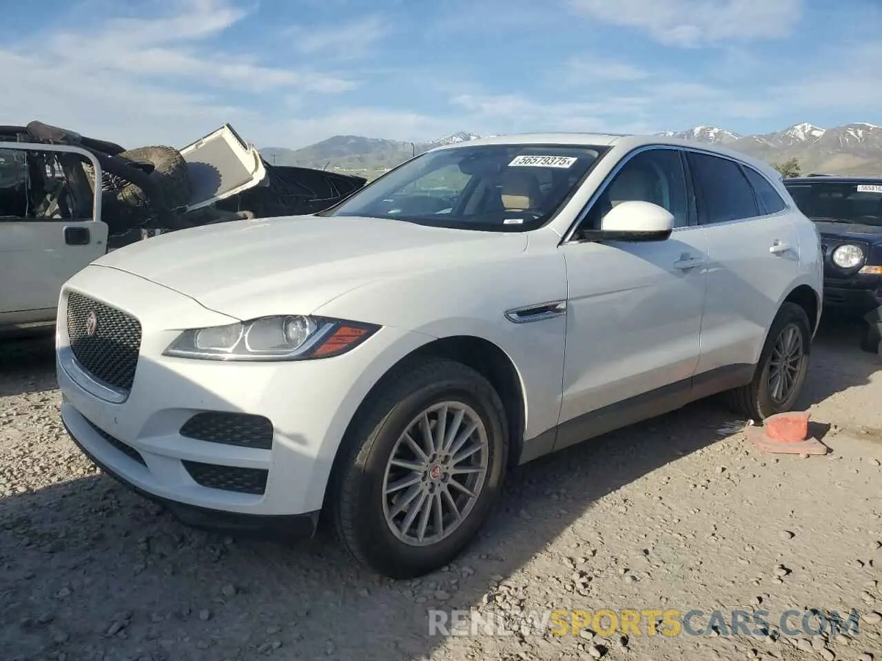 1 Photograph of a damaged car SADCS2FX3KA391153 JAGUAR F-PACE 2019