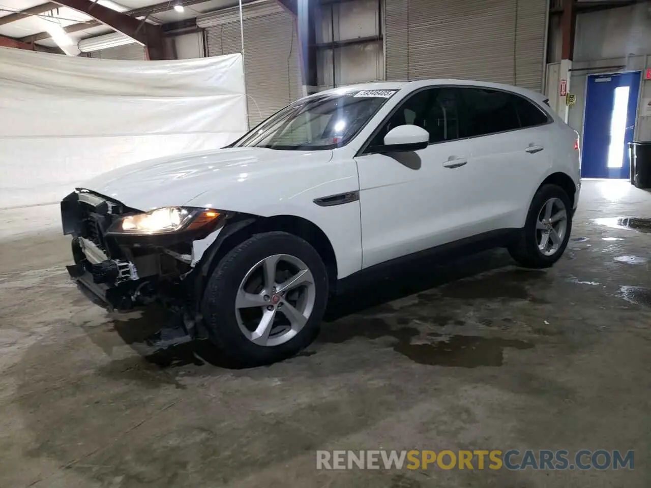 1 Photograph of a damaged car SADCS2FX9KA602971 JAGUAR F-PACE 2019