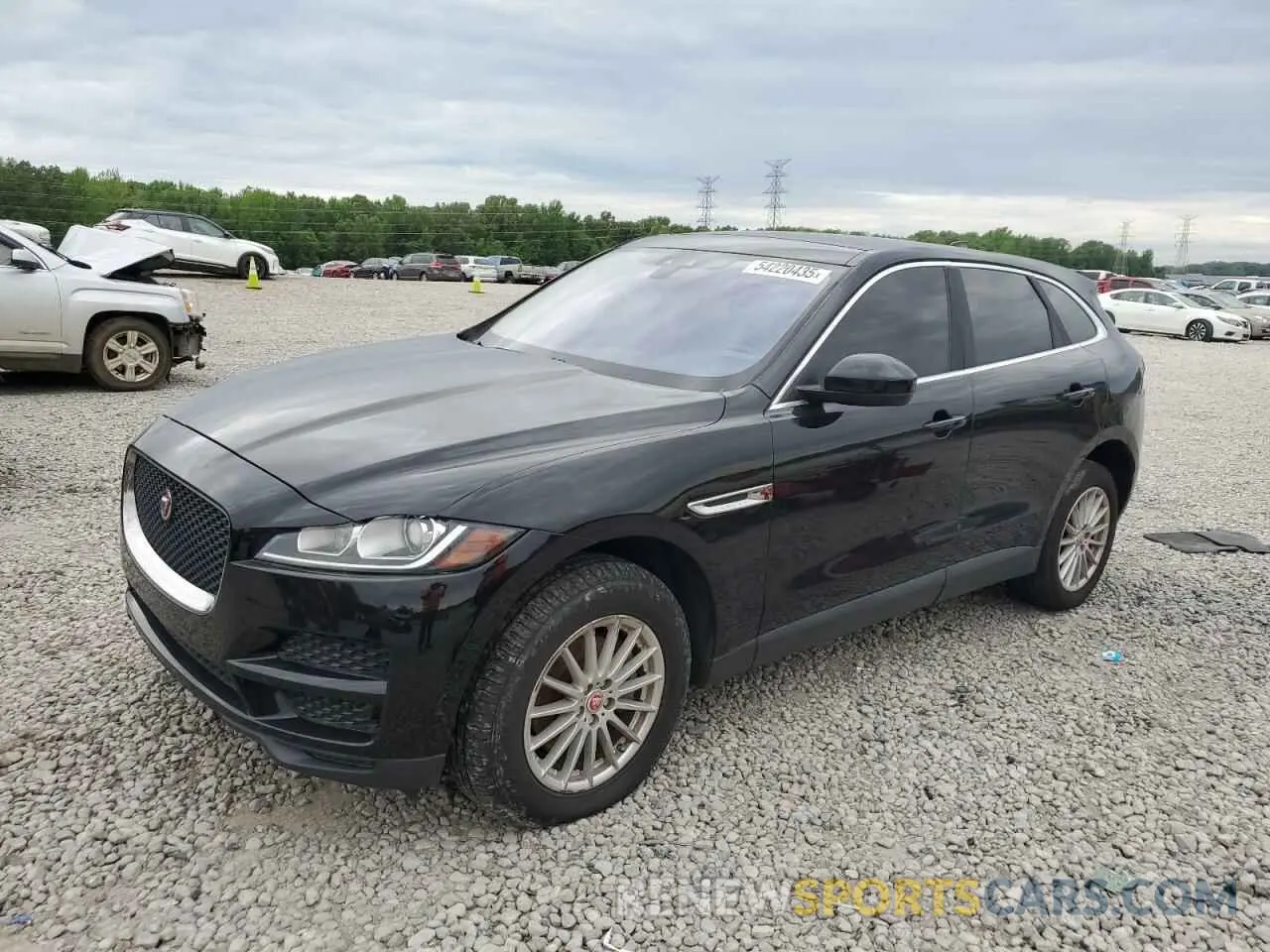 1 Photograph of a damaged car SADCS2FXXKA390615 JAGUAR F-PACE 2019