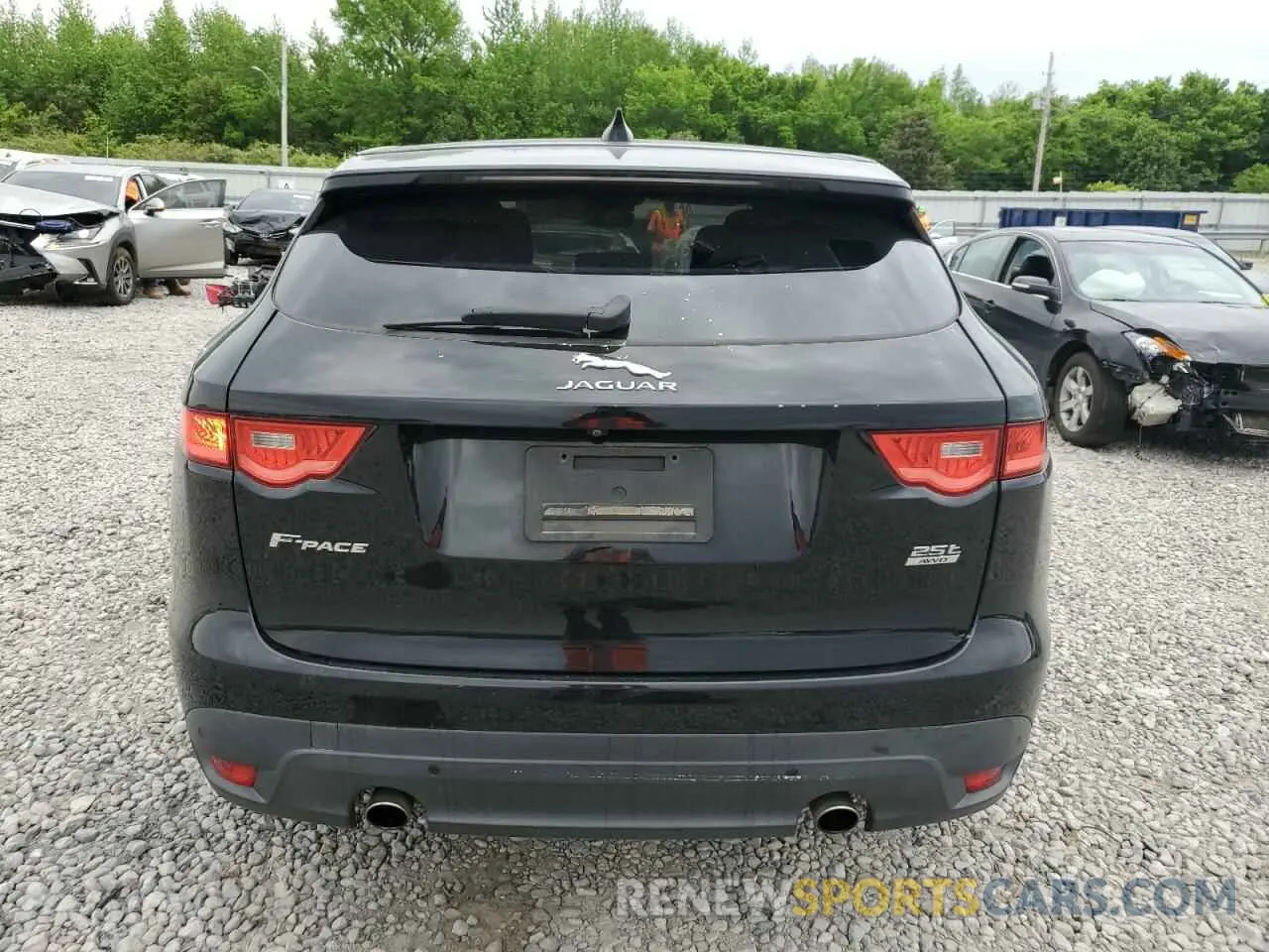 6 Photograph of a damaged car SADCS2FXXKA390615 JAGUAR F-PACE 2019