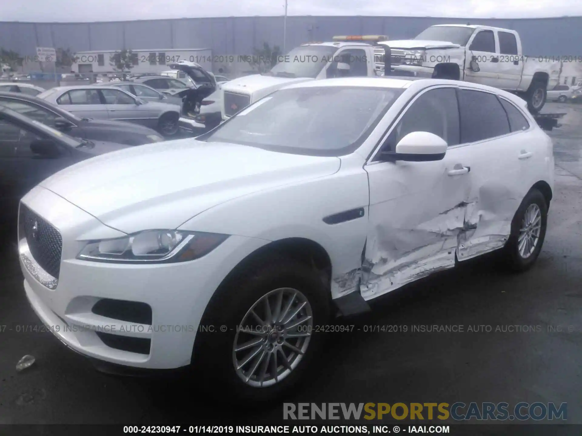 2 Photograph of a damaged car SADCS2FXXKA392008 JAGUAR F-PACE 2019